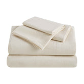 Orion Cotton Linen Blend Garment Washed Deep Pocket Bed Sheet Set